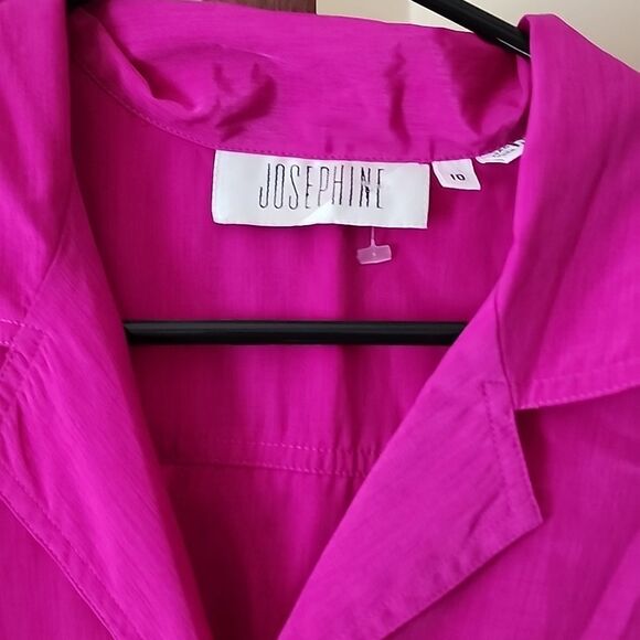 New Josephine Dress Shirt with Removable Shoulder Pads Size 10 - Picture 2 of 5